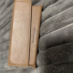 Burberry Beige Leather Eyewear Case